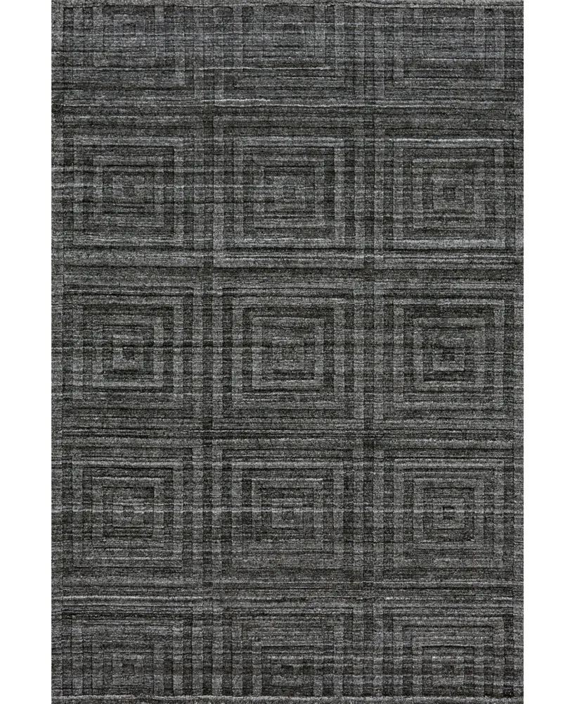 Feizy Gramercy R6326 Slate 5'6" x 8'6" Area Rug