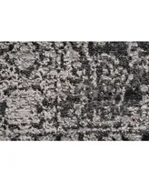 Feizy Prasad R3680 Charcoal 2'10" x 7'10" Runner Rug