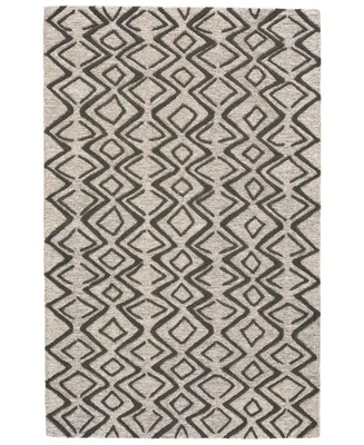 Feizy Enzo R8733 Charcoal 8' x 11' Area Rug