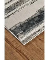 Feizy Micah R3049 Silver 2'10" x 7'10" Runner Rug