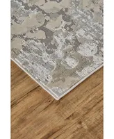 Feizy Micah R3336 Silver 2'10" x 7'10" Runner Rug