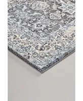 Feizy Ainsley R3898 Charcoal 5' x 8' Area Rug