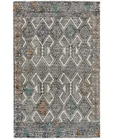 Feizy Arazad R8479 Black 3'6" x 5'6" Area Rug