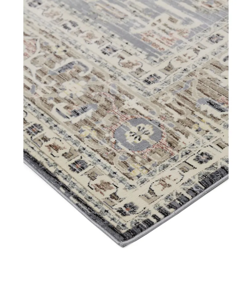 Feizy Grayson R3914 Gray 1'8" x 2'8" Area Rug