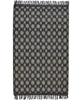 Feizy Phoenix R0808 Black 5' x 7'6" Area Rug