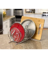 Spectrum Diversified Euro Arch Kitchen Lid Organizer For Plates