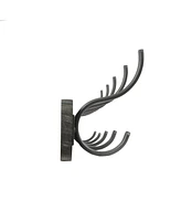 Spectrum Richmond Wall Mount 5-Hook Wood Rack