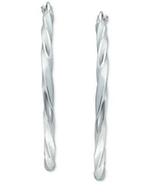 Giani Bernini Twist Hoop Earrings in Sterling Silver, Created for Macy's