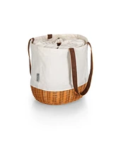 Coronado Canvas and Willow Basket Tote