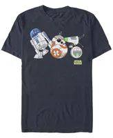 Fifth Sun Men's Star Wars The Rise of Skywalker Droid Party Short Sleeve T-shirt