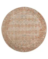 Amer Rugs Eternal Ete-16 Beige/Rust 6'7" Round Rug