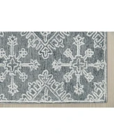Amer Rugs Boston Bos-36 Charcoal 5' x 7'6" Area Rug