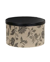 Round Hat Boxes, Set of 3