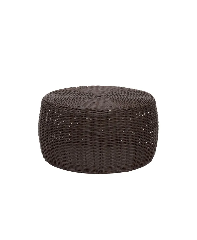 Household Essential Resin Wicker Low Table