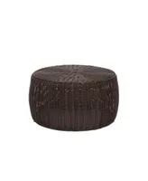 Household Essential Resin Wicker Low Table