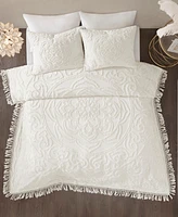 Madison Park Laetitia Medallion Fringe 2-Pc. Quilt Set, Twin/Twin Xl