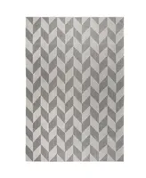 Nicole Miller Patio Country Calla 2A-4554- and Gray 6'6" x 9'2" Outdoor Area Rug