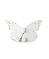 Lladro Collectible Figurine, White Butterfly - White