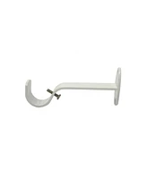 Rhinebeck Rustic Faux Wood 86"-120" Adjustable Curtain Rod
