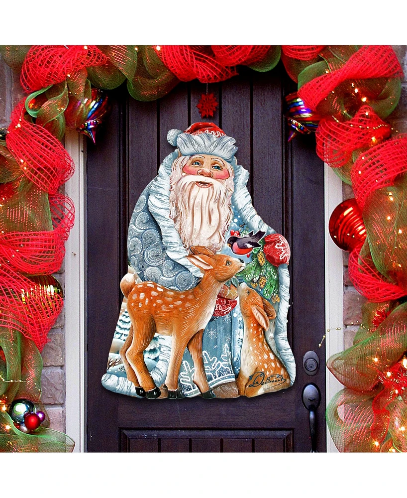 Designocracy Winter Treasure Door Hanger