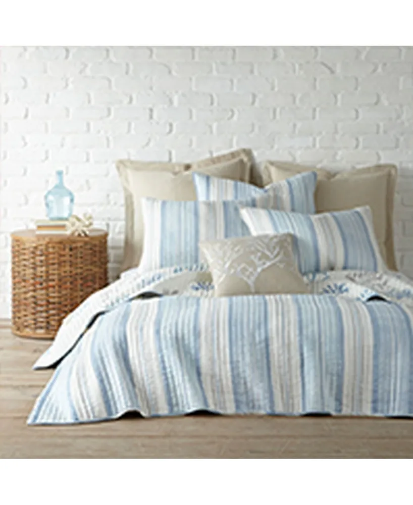 Levtex Ipanema Stripe Reversible -Pc. Quilt Set