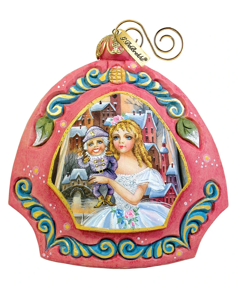 G.DeBrekht Hand Painted Nutcracker Scenic Ornament