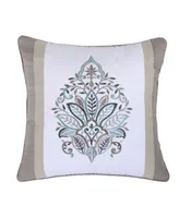 Levtex Rome Damask Decorative Pillow, 18" x 18"
