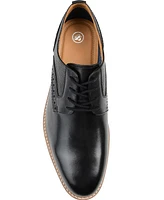 Thomas & Vine Men's Clayton Plain Toe Brogue Derby Shoe