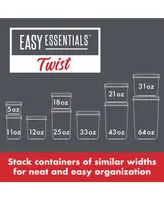 Lock n Lock Easy Essentials 24-Pc. Twist Food Storage Containers