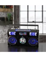 Studebaker SB2145B 80's Retro Street Bluetooth Boombox with Fm Radio, Cd Player