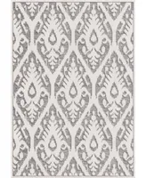 Closeout! Edgewater Living Bourne Salvador Gray 5'2" x 7'6" Outdoor Area Rug