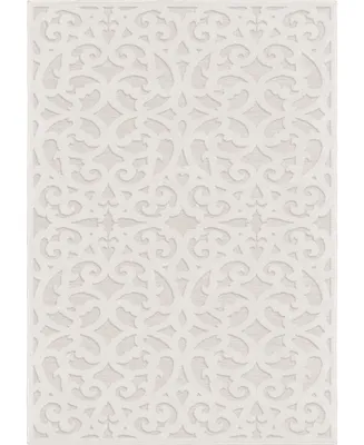 Closeout! Edgewater Living Bourne Seaborn Neutral 9' x 13' Outdoor Area Rug
