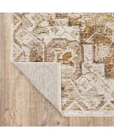 Oriental Weavers Maharaja 661C Gold and Ivory 5'3" x 7'6" Area Rug