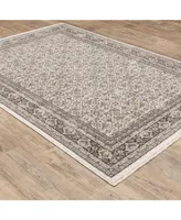 Oriental Weavers Maharaja 2061N Ivory and Gray 6'7" x 9'6" Area Rug