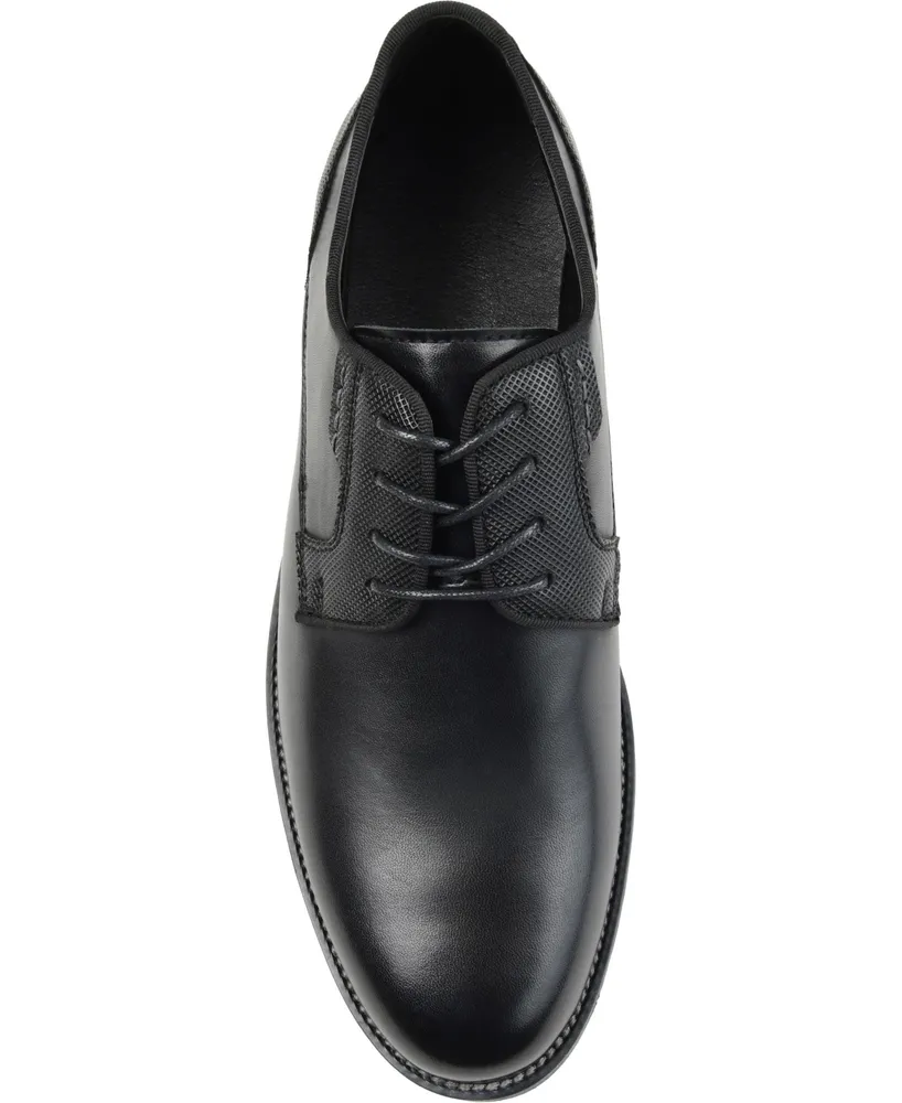 Vance Co. Alston Men's Textured Plain Toe Derby Shoe
