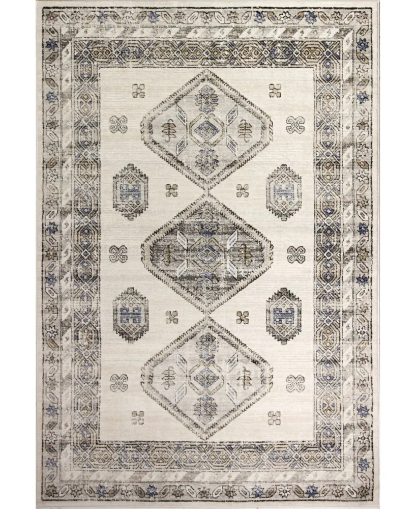 Closeout! Bb Rugs Mesa Mes-03 Ivory 7'6" x 9'6" Area Rug