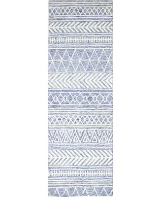 Bb Rugs Taron Val-08 Denim 2'6" x 8' Runner Rug