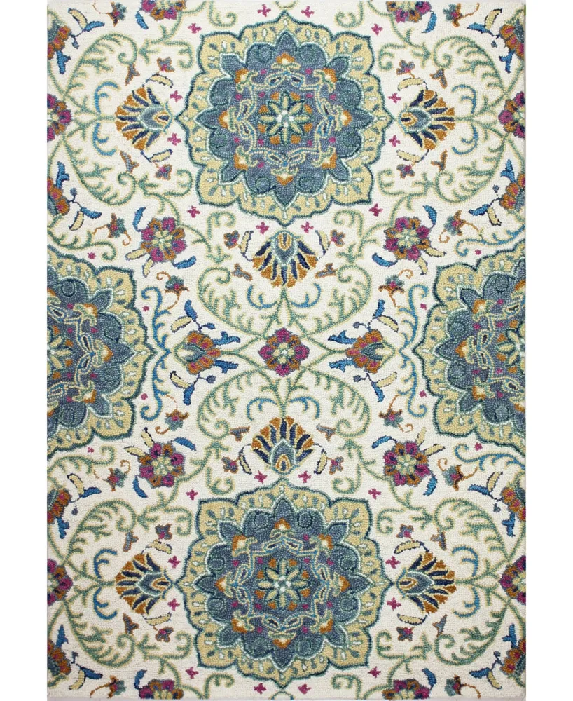 Closeout! Bb Rugs Taron Val-06 Ivory 3'6" x 5'6" Area Rug