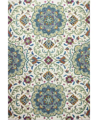 Closeout! Bb Rugs Taron Val-06 Ivory 3'6" x 5'6" Area Rug