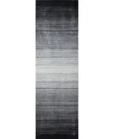 Bb Rugs Land Lnd-01 Gray 2'6" x 8' Runner Rug