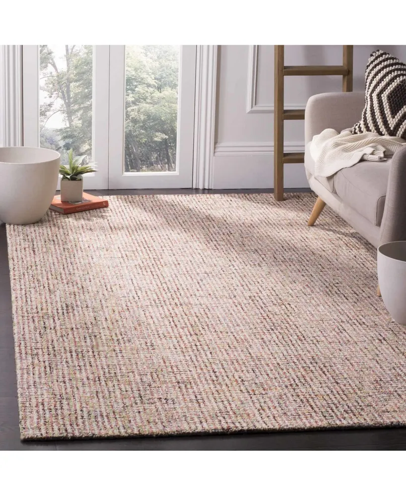 Safavieh Abstract 468 Beige and Rust 9' x 12' Area Rug