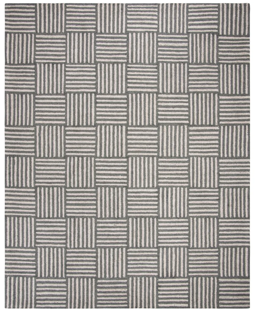 Safavieh Abstract 602 Ivory and Onyx 6' x 9' Area Rug