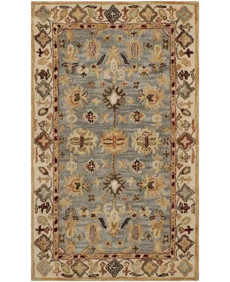 Safavieh Antiquity At847 Blue and Ivory 4' x 6' Area Rug