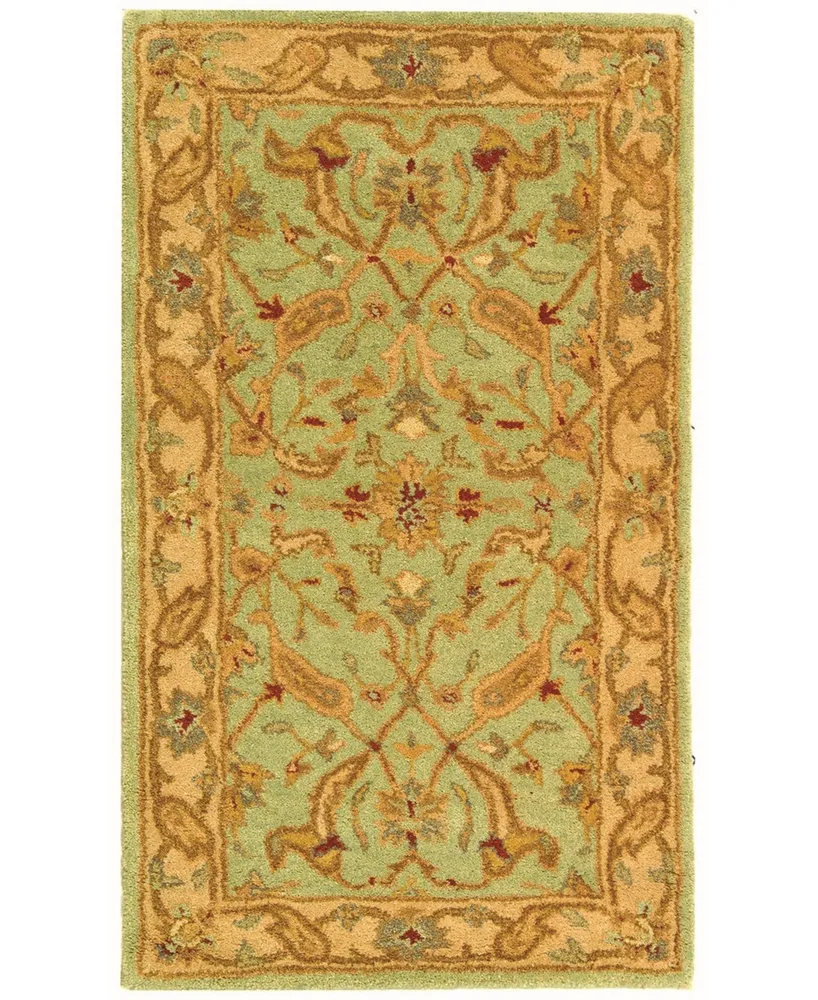 Safavieh Antiquity At311 Teal and Beige 2'3" x 4' Area Rug