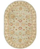 Safavieh Antiquity At822 Bluestone 4'6" x 6'6" Oval Area Rug