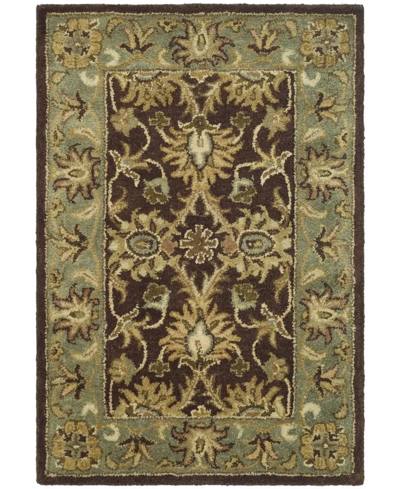 Safavieh Antiquity At249 Chocolate 2' x 3' Area Rug