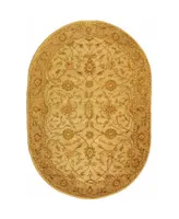 Safavieh Antiquity At17 Ivory and Sage 7'6" x 9'6" Oval Area Rug