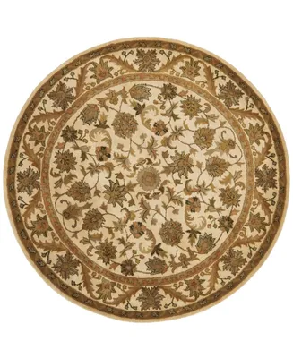 Safavieh Antiquity At52 Gold 8' x 8' Round Area Rug