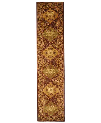 Safavieh Antiquity At57 Wine 2'3" x 8' Runner Area Rug