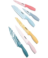 Cuisinart 12-Piece Animal Print Cutlery Set with Blade Guards